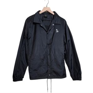 OVO Drake Coach Jacket Octobers Very Own Streetwear Windbreaker Men Black Medium